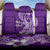 Hafa Adai Guam Back Car Seat Cover Polynesian Floral Purple Pattern LT01 One Size Purple - Polynesian Pride