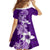 Hafa Adai Guam Family Matching Puletasi Dress and Hawaiian Shirt Polynesian Floral Purple Pattern LT01 - Polynesian Pride
