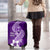 Hafa Adai Guam Luggage Cover Polynesian Floral Purple Pattern LT01 - Polynesian Pride