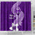 Hafa Adai Guam Shower Curtain Polynesian Floral Purple Pattern LT01 - Polynesian Pride