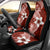 Hafa Adai Guam Car Seat Cover Polynesian Floral Red Pattern LT01 - Polynesian Pride