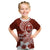Hafa Adai Guam Kid T Shirt Polynesian Floral Red Pattern LT01 Red - Polynesian Pride