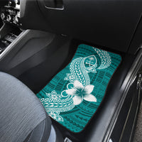 Hafa Adai Guam Car Mats Polynesian Floral Teal Pattern LT01 - Polynesian Pride