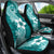 Hafa Adai Guam Car Seat Cover Polynesian Floral Teal Pattern LT01 - Polynesian Pride