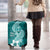 Hafa Adai Guam Luggage Cover Polynesian Floral Teal Pattern LT01 - Polynesian Pride