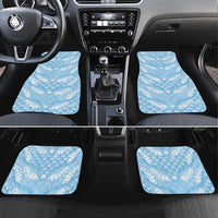 Baby Blue Mermaid Puakenikeni Maile Lei Car Mats