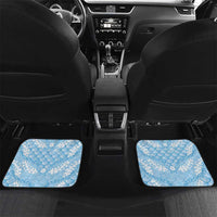 Baby Blue Mermaid Puakenikeni Maile Lei Car Mats