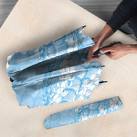 Baby Blue Mermaid Puakenikeni Maile Lei Umbrella