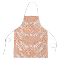Apricot Mermaid Puakenikeni Maile Lei Apron