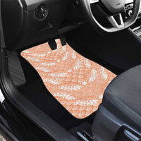 Apricot Mermaid Puakenikeni Maile Lei Car Mats LT01 - Polynesian Pride