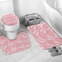 Soft Pink Mermaid Puakenikeni Maile Lei Bathroom Set