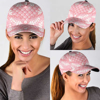 Soft Pink Mermaid Puakenikeni Maile Lei Classic Cap
