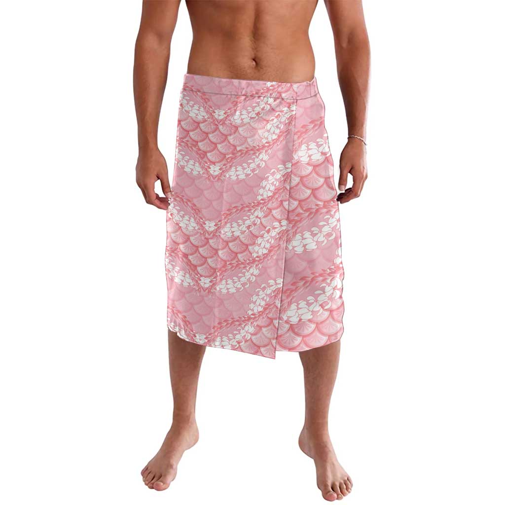 Soft Pink Mermaid Puakenikeni Maile Lei Lavalava