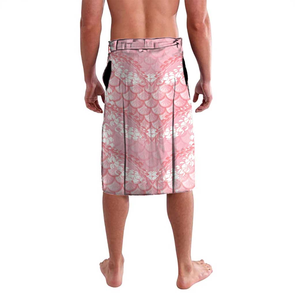 Soft Pink Mermaid Puakenikeni Maile Lei Lavalava