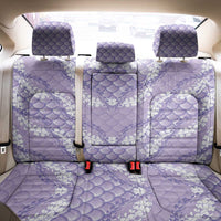Lilac Mermaid Puakenikeni Maile Lei Back Car Seat Cover