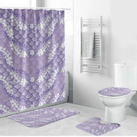 Lilac Mermaid Puakenikeni Maile Lei Bathroom Set