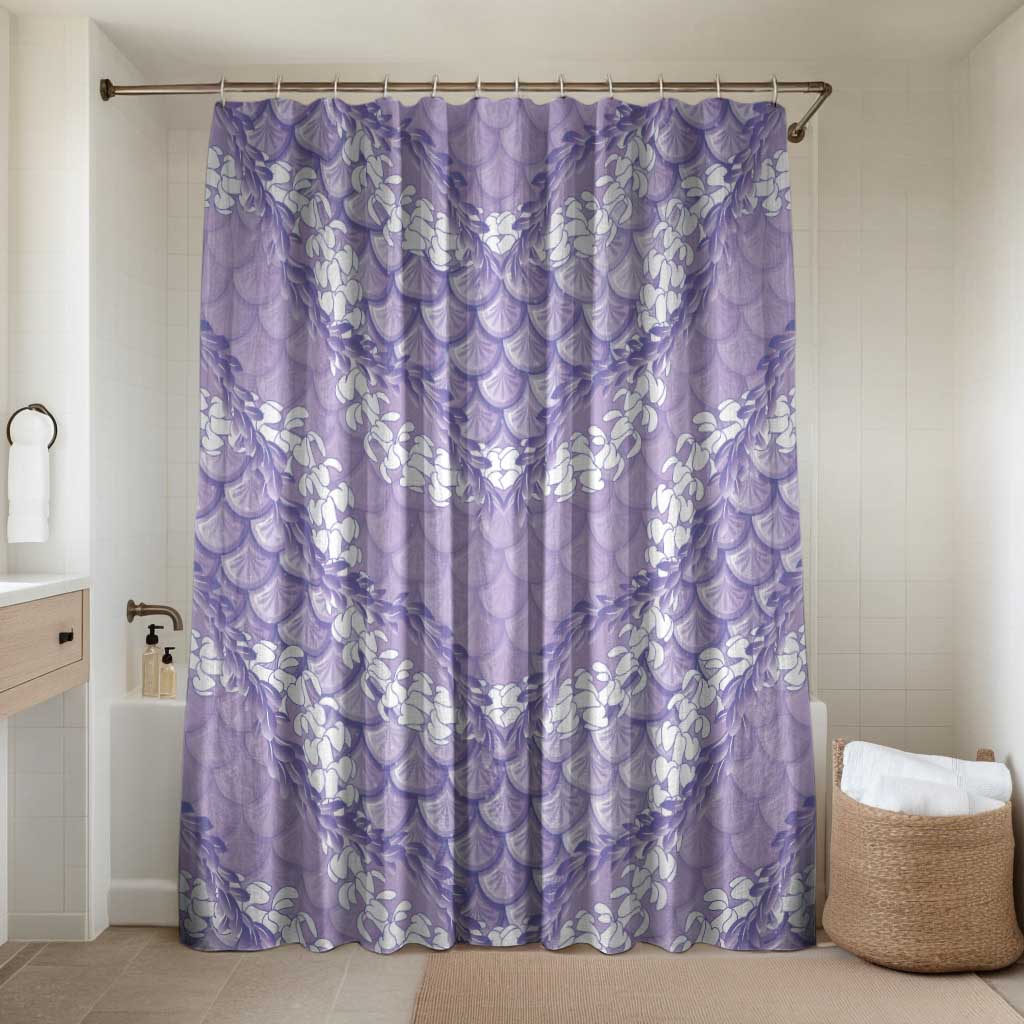 Lilac Mermaid Puakenikeni Maile Lei Bathroom Set