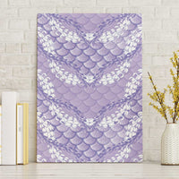Lilac Mermaid Puakenikeni Maile Lei Canvas Wall Art LT01 Without Frame Purple - Polynesian Pride