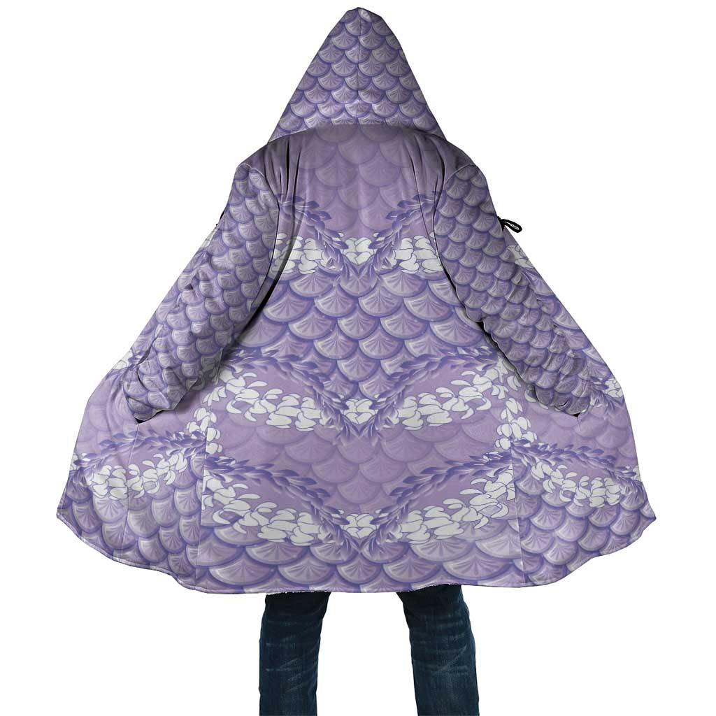 Lilac Mermaid Puakenikeni Maile Lei Cloak