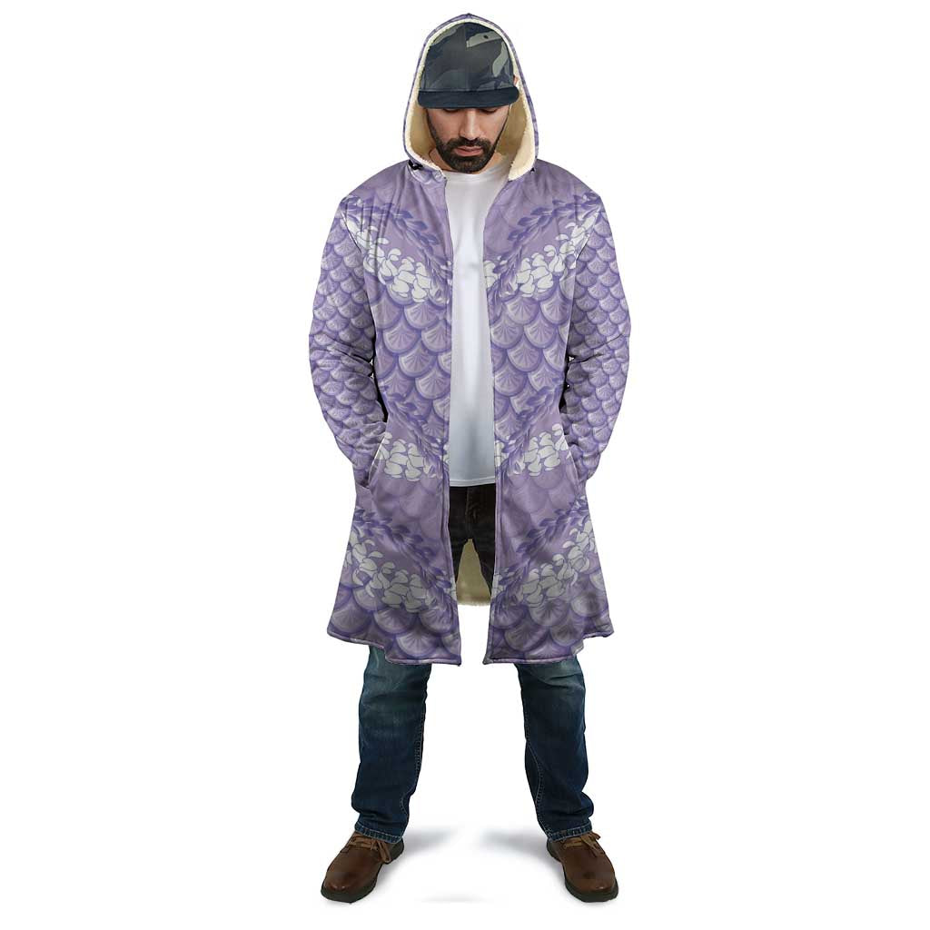 Lilac Mermaid Puakenikeni Maile Lei Cloak