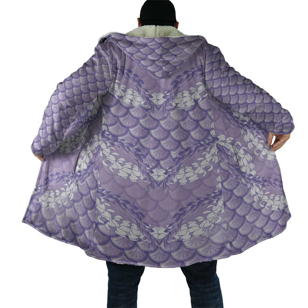 Lilac Mermaid Puakenikeni Maile Lei Cloak