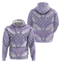 Lilac Mermaid Puakenikeni Maile Lei Hoodie