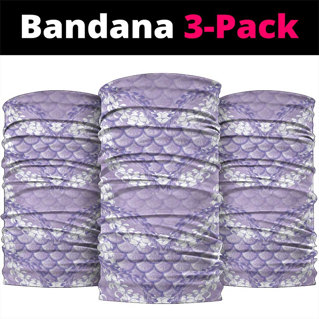 Lilac Mermaid Puakenikeni Maile Lei Neck Gaiter
