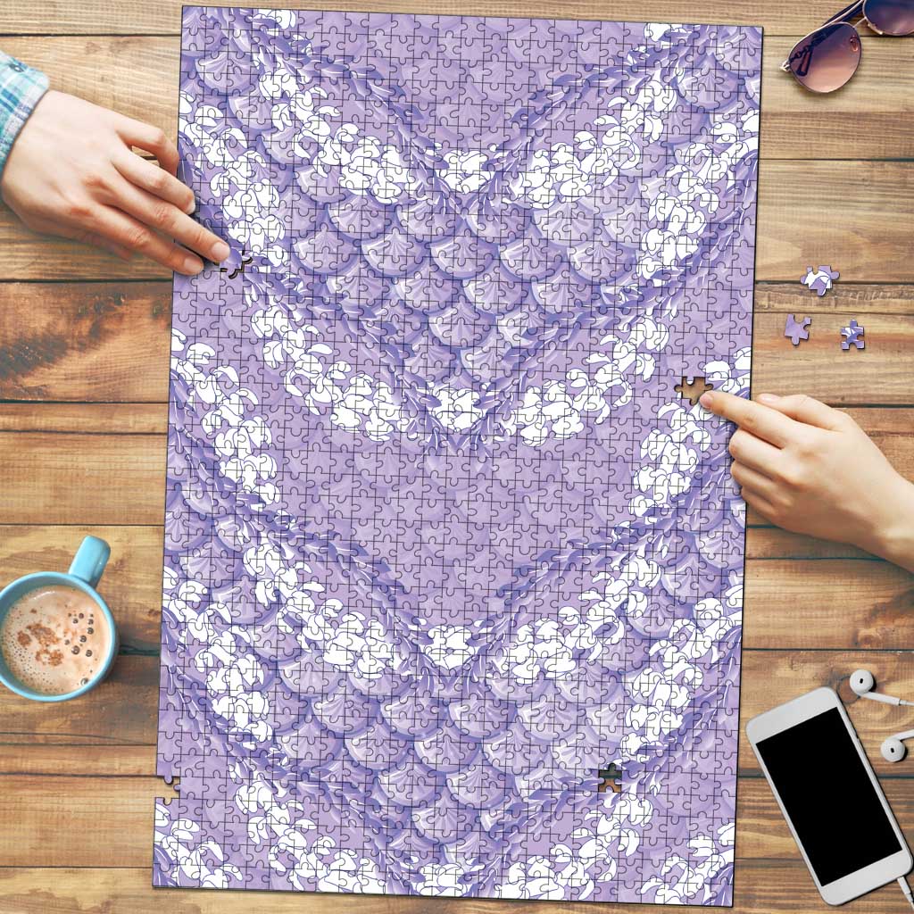 Lilac Mermaid Puakenikeni Maile Lei Puzzle LT01 Purple - Polynesian Pride