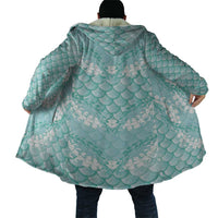 Light Turquoise Mermaid Puakenikeni Maile Lei Cloak