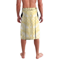Pastel Yellow Mermaid Puakenikeni Maile Lei Lavalava