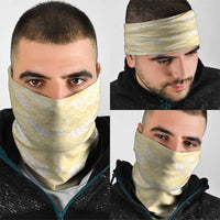 Pastel Yellow Mermaid Puakenikeni Maile Lei Neck Gaiter