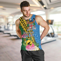 Personalised Malampa Fiji Day Men Tank Top Tropical Tapa Pattern LT01 Art - Polynesian Pride