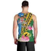 Personalised Malampa Fiji Day Men Tank Top Tropical Tapa Pattern LT01 - Polynesian Pride