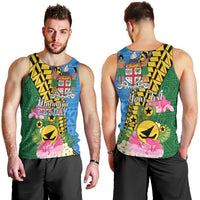 Personalised Malampa Fiji Day Men Tank Top Tropical Tapa Pattern LT01 - Polynesian Pride