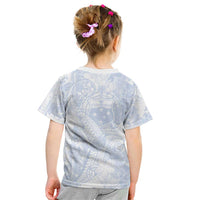 Samoa White Sunday Kid T Shirt Plumeria Floral