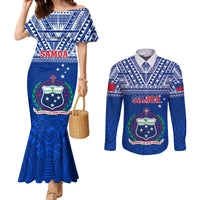 samoa-rugby-couples-matching-mermaid-dress-and-long-sleeve-button-shirts-manu-samoa-polynesian-tatoo-pattern