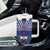 Samoa Rugby Tumbler With Handle Manu Samoa Polynesian Tatoo Pattern