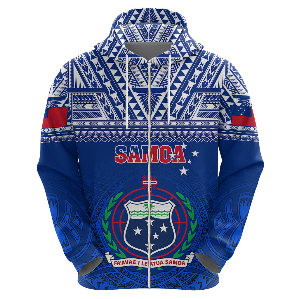 Custom Samoa Rugby Hoodie Manu Samoa Polynesian Tatoo Pattern LT01 - Polynesian Pride