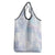 Samoa White Sunday Grocery Bag Sweet Pastel Plumeria Floral
