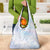 Samoa White Sunday Grocery Bag Sweet Pastel Plumeria Floral