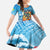 Personalized Aloha Hawaii Skeleton Surfing Family Matching Summer Maxi Dress and Hawaiian Shirt Tribal Shark Plumeria