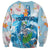 Personalized Hawaii Hula Girl Skeleton Dancing Sweatshirt Hibiscus Tribal Shark