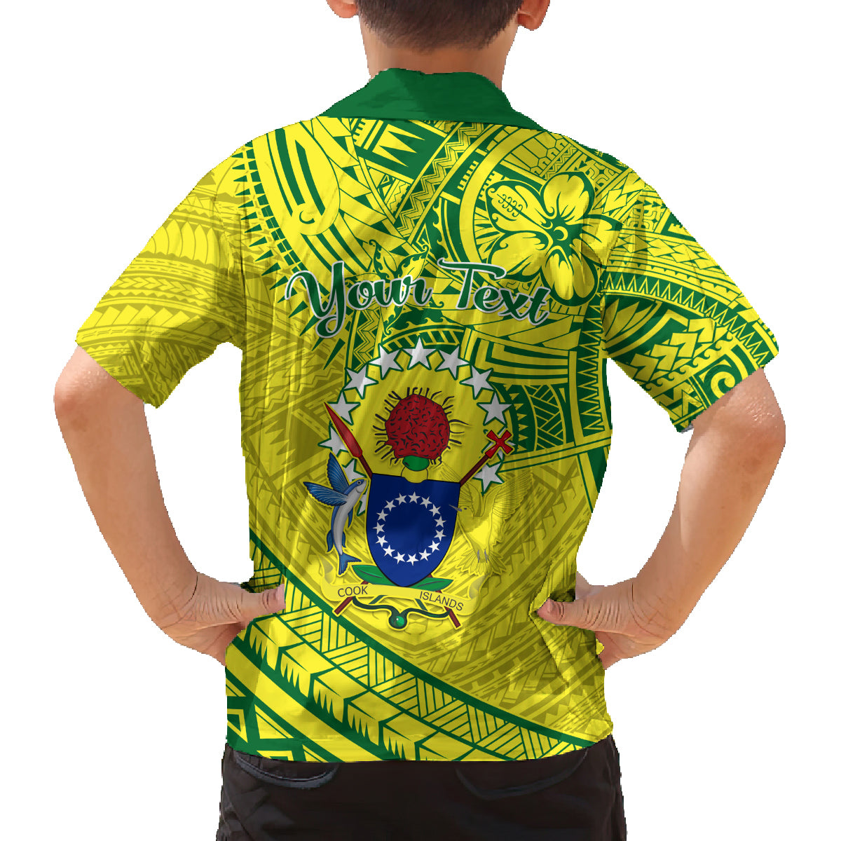 Kia Orana Cook Islands Family Matching Puletasi Dress and Hawaiian Shirt Turtle Yellow Green Polynesian Pattern LT01 - Polynesian Pride