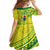 Kia Orana Cook Islands Family Matching Tank Maxi Dress and Hawaiian Shirt Turtle Yellow Green Polynesian Pattern LT01 - Polynesian Pride