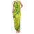 Kia Orana Cook Islands Family Matching Tank Maxi Dress and Hawaiian Shirt Turtle Yellow Green Polynesian Pattern LT01 Mom's Dress Green - Polynesian Pride
