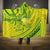 Kia Orana Cook Islands Hooded Blanket Turtle Yellow Green Polynesian Pattern LT01 One Size Green - Polynesian Pride
