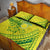 Kia Orana Cook Islands Quilt Bed Set Turtle Yellow Green Polynesian Pattern LT01 - Polynesian Pride