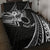 Kia Orana Cook Islands Quilt Bed Set Circle Stars With Floral White Pattern LT01 - Polynesian Pride