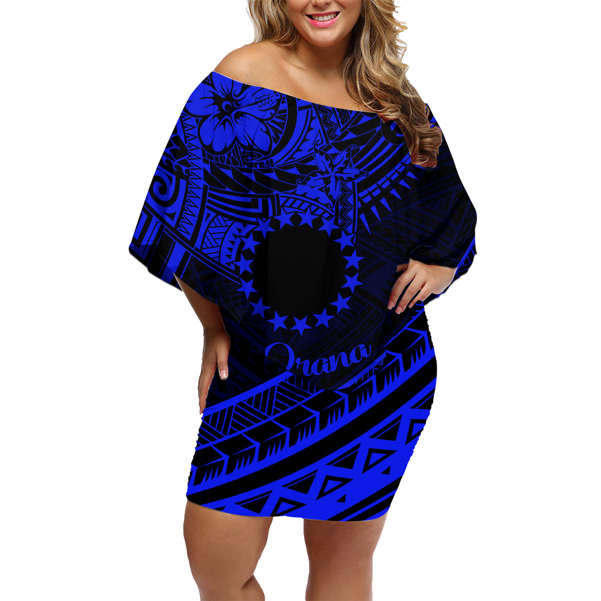 orana mini dress in blue Orana Mini Dress