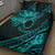 Kia Orana Cook Islands Quilt Bed Set Circle Stars With Floral Turquoise Pattern LT01 - Polynesian Pride